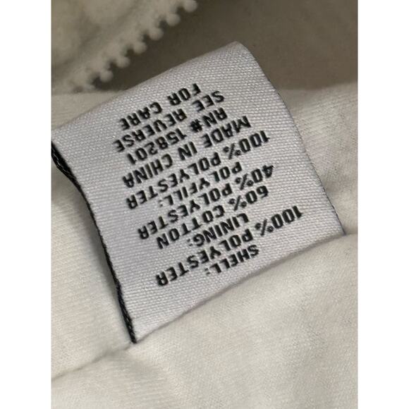 Sherpa Vest Green Cream Checkerboard Fleece Zip Up Women's L - Picture 8 of 10